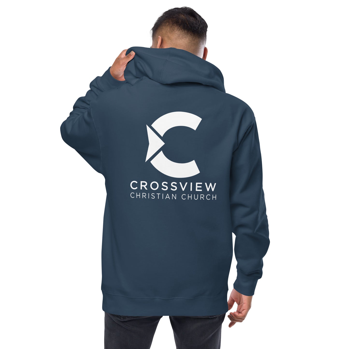 CrossView Unisex Fleece Zip Up Hoodie